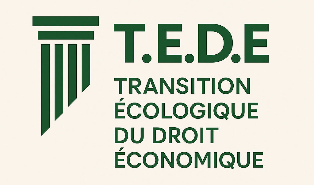 Logo for Transition écologique du droit économique (TEDE)